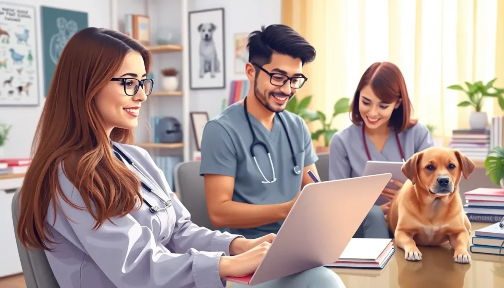 vet school online